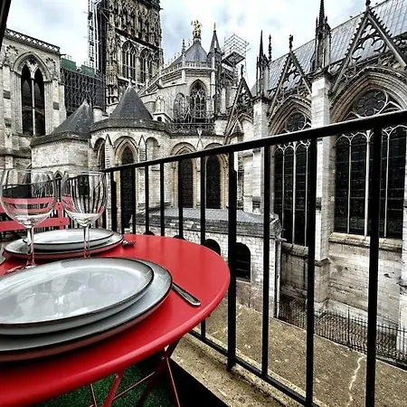 Lägenhet Avec Balcon Et Vue Sur La Cathedrale ! Rouen